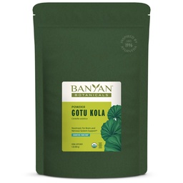 Banyan Botanicals Gotu Kola Powder – Organic Brahmi (Centella Asiatica) – Calming Nootropic Herb for Nervous System Support & Healthy Skin* – 1 lb. – Non-GMO Sustainably Sourced Vegan