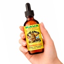 Kava Drops Liquid Kava Tincture | Noble Kava Extract from Fiji for Calm, Stress Relief & Sleep | Fast-Acting Sublingual Kavalactones | Vegan, 2 Ingredients, Additive-Free | 3rd-Party Tested | 1 fl oz