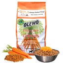 Olewo Original Carrots for Dogs – Fiber for Perfect Poop, Dehydrated Dog Food Toppers for Picky Eaters, Natural Skin & Coat Support, Multivitamin, Probiotics for Digestive & Gut Health, 1 lb