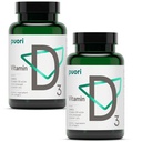 Puori Vitamin D3 Softgels, 2500 IU (62.5 mcg) - Fast Absorbing Vitamin D3 Supplements for Immune System Support, Bone Health & Density and Healthy Muscle Functions - Non-GMO & Gluten-Free - 240 Count