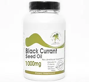 Black Currant Seed Oil 1000mg ~ 90 Capsules - No Additives ~ Naturetition Supplements