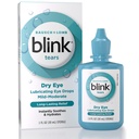 BLINK Tears Lubricating Eye Drops, Moisturizing & Soothing for Mild to Moderate Dry Eyes, with Hyaluronate, Reduces Discomfort, Long-Lasting Hydration, Soothes & Moisturizes, 1 Fl Oz