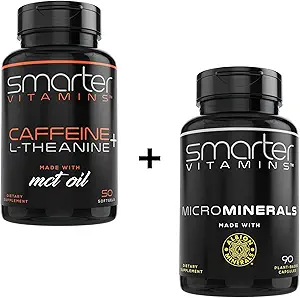 Energy Boost Bundle – Caffeine + L-Theanine + MicroMinerals for Smooth, Lasting Energy & Vitality