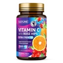 Built by Nature Chewable Vitamin C with Rose HIPS - 1000mg Immune Support Supplement - Non-GMO, Gluten-Free, Vegan - Powerful Antioxidant for Energy & Collagen Boost - Orange Flavor – 60 Tablets
