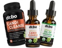 Candi Cleanse & Oregano Oil Drops - Organic Oil of Oregano Drops Liquid & Black Walnut Wormwood - Extra Strength Overgrowth Balance Complex, Natural Oral Gut Cleanser Detox Health Supplements Capsules