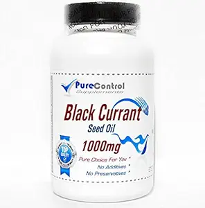 Black Currant Seed Oil 1000mg // 180 Capsules // Pure // by PureControl Supplements