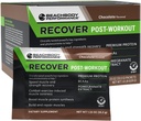 BODi Recover Whey Protein Powder Blend– Post-Workout Chocolate Whey Supplement for Muscle Recovery with 20g Protein, BCAAs, Pomegranate Extract - Fast Recovery - 18 Serving Packets