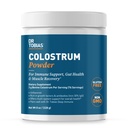 Dr. Tobias Colostrum Powder - Premium Bovine Colostrum Supplement for Immune Support, Gut Health & Muscle Recovery | 3g Per Serving Minimum 30% IgG Unflavored (8 oz 76 Servings)