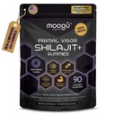 Moogu Pure Himalayan Shilajit 600mg Gummies - EUROFINS Certified - Peak Male Performance & Drive Tongkat Ali, Ashwagandha KSM-66®, Maca, Cistanche, Cordyceps, Mixed Berries - Sugar Free