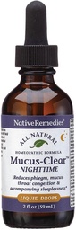 Native Remedies Mucus-Clear Nighttime - Temporarily Relieves Mucus Congestion and Supports Peaceful Sleep