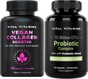 Vital Vitamins Vegan Collagen Booster + Probiotic Complex