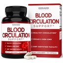 Blood Circulation Supplements with Diosmin & More (150 Capsules) Blood Flow Supplements for Men & Women - Spider & Varicose Veins for Legs Support - Vegan & Non GMO - 3rd Party Tested - USA Made