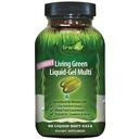 Irwin Naturals Women’s Living Green Liquid-Gel Multi - Whole Food Multivitamin for Women with 70 Nutrients, Omega Oils & Greens Blend - Liquid Soft-Gels with BioPerine® for Absorption - 120 Count