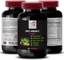 Smooth Complexion - ANTI-WRINKLE COMPLEX - Skin Care Support, Hydration Power, Aloe Vera Benefits, Glycine Support, Age-Defying Blend, Fresh Look, Antioxidant Protection, Firming 1 Bottle 60 Capsules