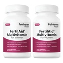 Fairhaven Health FertilAid for Women | Prenatal Vitamin Fertility Supplements for Women | Conception for Her with Vitex and Folate | Support Cycle Regularity and Ovulation* | 180 Capsules