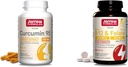 Jarrow Formulas Curcumin 95 500mg - Up to 120 Servings (Veggie Caps) & Extra Strength Methyl B-12 1000 mcg & Methyl Folate 400 mcg + P-5-P