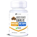 Healthfare Aged Black Garlic Supplement Pills | 90 Vegan Capsules | Fermented Odorless Garlic Extract | High Potency Antioxidant Supplement | Non-GMO, Gluten-Free | Made in USA