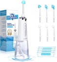 DR.SHARK Cordless Nasal Irrigation System, Electric Netting Pot for Sinus, Nose Cleaner, Sinus Cleaner Machine, 5 Modes Nasal Rinse Machine