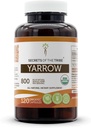 Secrets of the Tribe Yarrow USDA Organic | Made with Vegetarian Capsules and Certified Organic Yarrow (Achillea millefolium) Dried Leaf and Flower (120 Capsules)