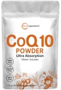 Micro Ingredients Water Soluble COQ10 Supplement (COQ10 200mg Per Serving in Powder Form), 50 Grams (8 Months Supply), Extra Absorption, Vegan Friendly
