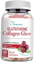 Glutathione Collagen Glow Cranberry 60 Organic Gummies
