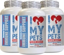 I LOVE MY PETS LLC Immune System Booster for Cats - CAT Immune Support - Booster - Healthy Supplement - Milk Thistle Cats - 180 Treats (3 Bottles)