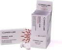Speed Labs Cinnamon Natural Caffeine Energy Gum 25mg Caffeine, Taurine, B Vitamins Per Piece, 48 Pieces (6 Packs of 8) Sugar Free, Zero Calories, Naturally Sweetened, Gluten Free