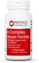 PROTOCOL FOR LIFE BALANCE B Complex Neuro Factors - with Vitamin C, Alpha-Lipoic Acid, CoQ10, and More - 60 Veg Caps