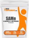 BulkSupplements.com Same Powder - S-Adenosyl-L-Methionine, SAM-e Supplement - for Joint Health, Gluten Free - SAM-e 400mg per Serving, 25g (0.88 oz) (Pack of 1)