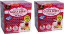 2 Boxes Gluta Berry Glutathione and Collagen Drink Punch