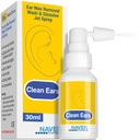 NAVEH PHARMA® CleanEars Ear Wax Removal Spray — Gentle Earwax Softening Spray for Adults, Easy-to-Use Alternative to Mineral Oil, Refreshing Spearmint Aroma, 1 fl oz