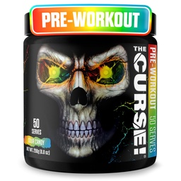 JNX SPORTS The Curse! Sour Candy Pre Workout Powder with Creatine – Extreme Energy Preworkout for Men & Women – 50 Servings – L Citrulline, Beta Alanine & Caffeine for Pump, Strength & Focus
