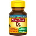 Nature Made Vitamin B1 100mg Tablets, 100 Tablets | Thiamine B1 Supplement for Energy Metabolism Support, Helps Support a Healthy Brain and Nervous System, 100 Day Supply