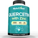 Nutrivein Zinc Quercetin Combined Supplement - Enhanced-Absorption Quercetin with Zinc for Respiratory, Cardio, Immune, & Full-Body Support - Maximum Bioavailability