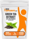 BulkSupplements.comgreen Tea Extract Powder - 50% Polyphenols Supplement, EGCG Supplements - Gluten Free, 500mg per Serving, 1kg (2.2 lbs) (Pack of 1)