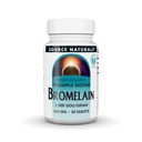 Source Naturals Bromelain,Pineapple Enzyme, 2,000 GDU/GRAM - 500 MG - 30 Vegan Tablets