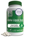 Health Thru Nutrition Alpha Lipoic Acid 600mg 120 Servings | Certified Vegan | Universal Antioxidant | Non-GMO, 3rd Party Tested, Hypoallergenic, Gluten Free, Soy Free ALA Capsules