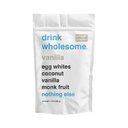 drink wholesome Vanilla Egg White Protein Powder for Sensitive Stomachs | Minimally-Processed, Whole-Food Protein | Additive-Free, Dairy-Free, Gluten-Free | Low FODMAP
