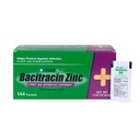 CareAll Bacitracin Antibiotic Zinc Ointment (144 Pack), 0.9gr Foil Packet. First Aid Ointment That Prevents Infections for Minor Cuts, Scrapes and Burns