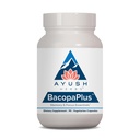 Ayush Herbs BacopaPlus - Bacopa Supplements, Organic Bacopa for Memory & Focus, Cognitive Support Pill for Adults with Ginkgo, Gotu Kola, Ashwagandha - 90 Servings