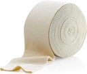 Elastic Tubular Support Bandage Size C, 10M Box - Natural Color (2.75" X 33 feet) for Large Knee Support Bandage -Medium Thigh, Cotton Spandex
