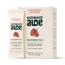 Ultimate Aloe Powder – Concentrated Aloe Vera Drink Mix for Digestive Comfort, Nutrient Absorption & Immune Support, Vegan, Gluten-Free, Strawberry Kiwi & Natural Flavors, 16 Packets
