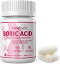 Vaginal Suppositories - pH Balance & Odor Control for Women, 600mg, 30 Count - Gentle Feminine Health