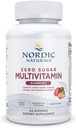 Nordic Naturals Zero Sugar Multi Gummies - Vegetarian Multivitamin Supplement - Passionfruit Mango - 60 Pectin-Based Gummies - 12 Essential Vitamins for Adults - Non-GMO - 30 Servings