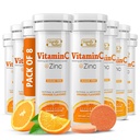 SIGNIFY NATURE Vitamin C 1000mg Effervescent Tablets - Potent Immune Support VIT C with Zinc Supplement - Sugar-Free & Vegan Formula | Dissolvable Vitamin C Tablets - Water Soluble Fizzy Elixir - 80CT