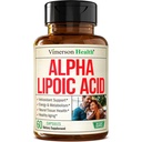 Alpha Lipoic Acid – High Potency 650mg ALA Supplement for Nerve and Brain Health, Antioxidant Support and Healthy Aging Aid – Vegan & Non-GMO – Stronger Than Alpha Lipoic Acid 600mg – 60 Capsules