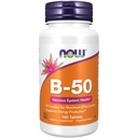 NOW Foods Supplements, Vitamin B-50 mg, Energy Production*, Nervous System Health*, 100 Tablets