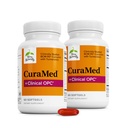 Terry Naturally CuraMed + OPC (2 Pack) - 60 Softgels - BCM-95 Curcumin & French Grape Seed VX1 Supplement, Supports Brain, Heart, Colon, Prostate & Liver - Non-GMO, Gluten-Free - 60 Total Servings