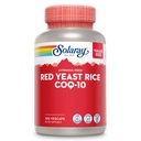 SOLARAY Red Yeast Rice with CoQ10 and Niacin (Vitamin B3) - Premium, Non-Irradiated Red Yeast Rice Plus CoEnzyme Q10 - Citrinin Free - Lab Verified, 100 Servings, 100 VegCaps