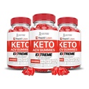 Justified Laboratories Rapid Lean Keto ACV Gummies Extreme (2000 mg) - 60 Count, Pack of 3 - Formulated with Apple Cider Vinegar, Folate & Vitamin B12 - Non-GMO, Vegan, Gluten Free - 90 Servings